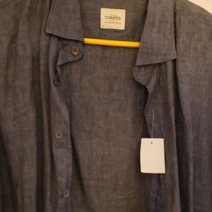 Brand new  CURATED English linen shirt